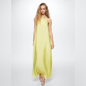 NWT MANGO BACK BOW DRESS